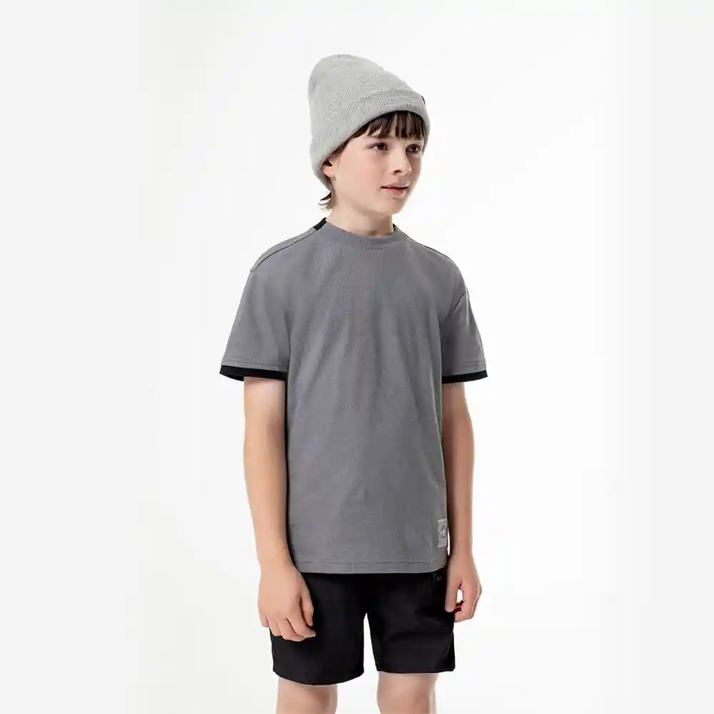 Camiseta Manga Corta Cuello Redondo Kids Masculino Livos Gef