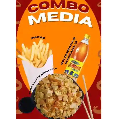 Combo Media Caja para Dos Arroz Rolo