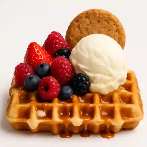 Waffle de Frutos Rojos