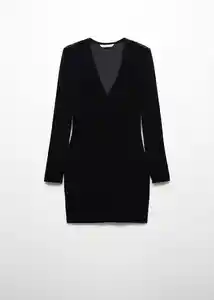 Vestido Xvikypic Negro Talla L Mujer Mango