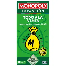 Juego de Mesa Monopoly Expansión Todo a La Venta Hasbro Gaming
