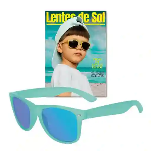 Lente Verde Azulada Espejo Tipo Wayfarer T8 Channel Prom / No Desert