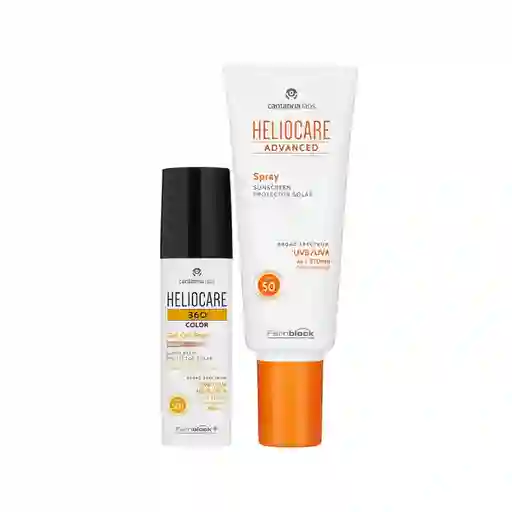 Kit Heliocare 360° Gel Beige 50ml+ Gratis Heliocare Advance Spray