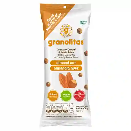 Granolitas Bolitas Crocantes de Cereal y Frutos Secos