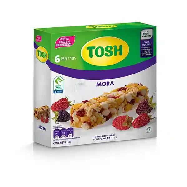 Barra Cereal 6 Und Mora Tosh