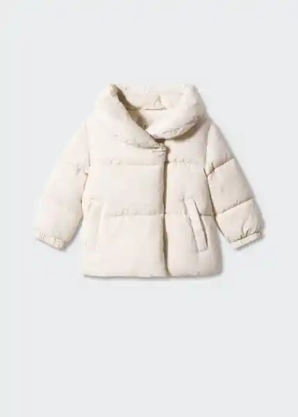 Abrigo Anorak Candiju Crudo Talla 72 Niña Mango