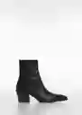 Botines Coa Negro Talla 37 Mujer Mango