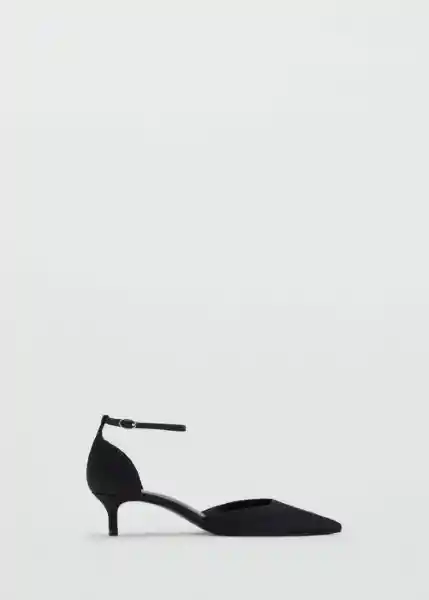 Zapatos Derek Negro Talla 38 Mujer Mango