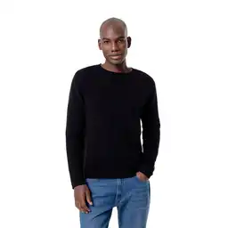 Buzo Cuello Redondo Fit Regular Tejido Algodón Masculino Aecar Gef Talla L