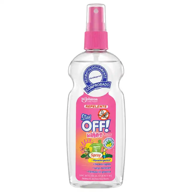 Stay OFF! Niños repelente  de insectos Spray 120 ml