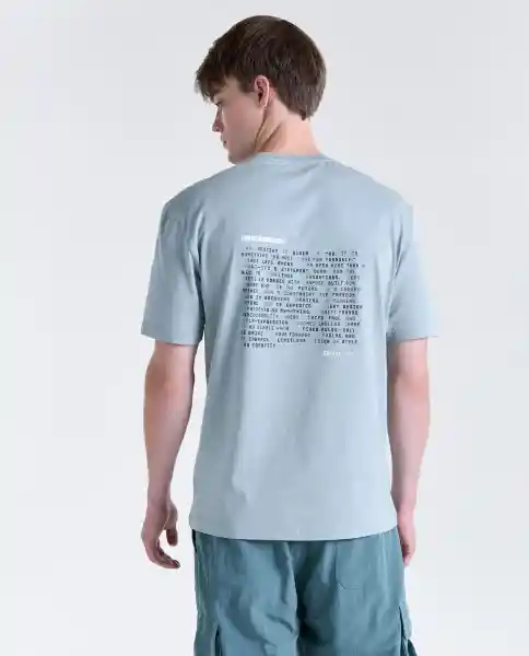 Camiseta Hombre Gris Talla L 849G000_GRI154704 Americanino