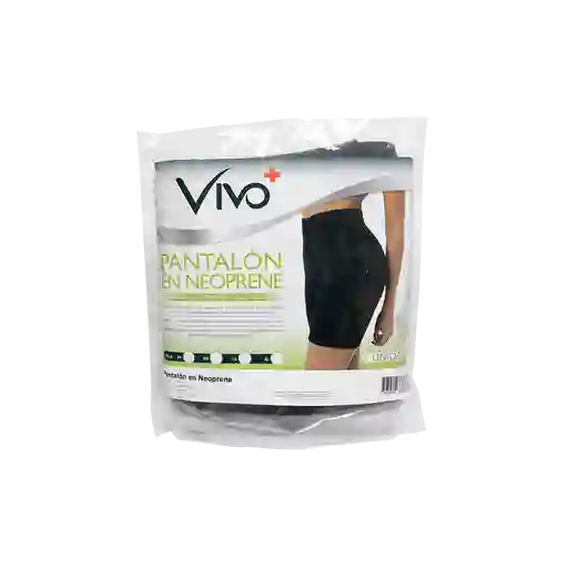 Vivo+ Pantalón Bermuda de Control en Neopreno Negro Talla M