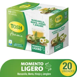 Tosh Infusión Caliente Momento Ligero Bienestar