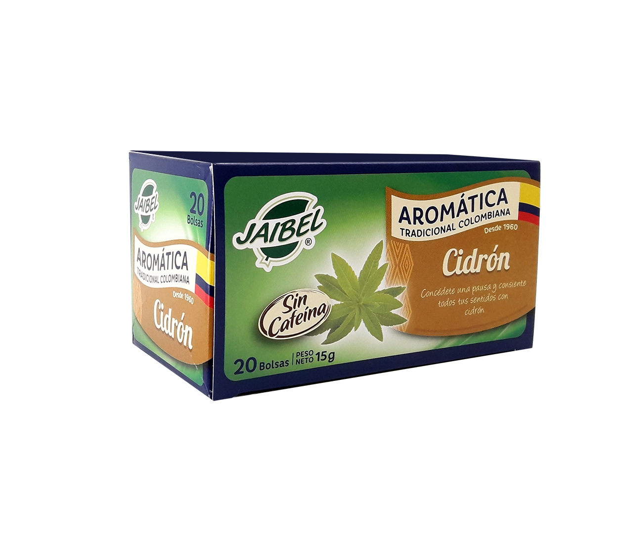 Jaibel Aromática de Cidrón sin Cafeina 15 g