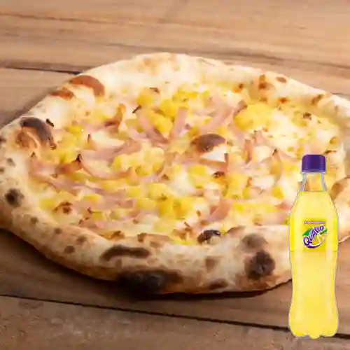 Combo Pizza Hawaiana + Quatro 500 ml