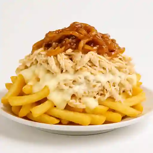 Papas con Pollo Desmechado