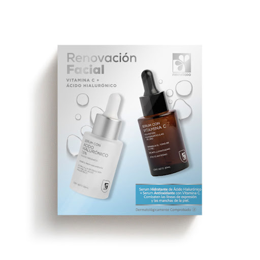 Serum Farmatodo Vitaminac + Serum Ácido Hialurónico Renovación Facial Kit
