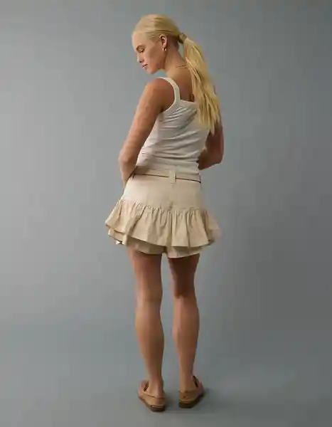 Falda Mujer Blanco Talla: 6 5060106 American Eagle