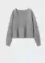 Jersey Senseip Gris Medio Vigore Talla M Mujer Mango