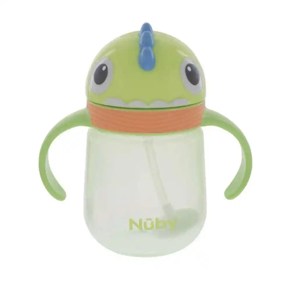 Vaso Clikit Flipit Con Pitillo Fino Dino Nuby 10860