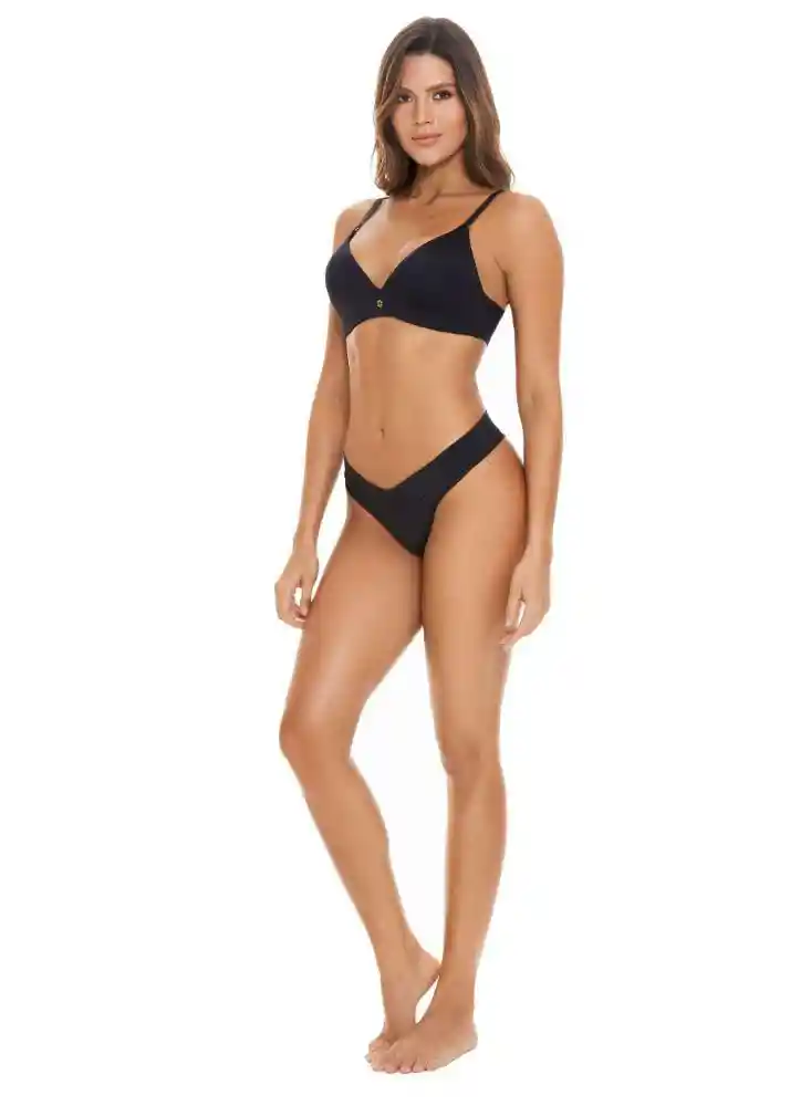 Panty Brasilera Fajon Cintura L-negro