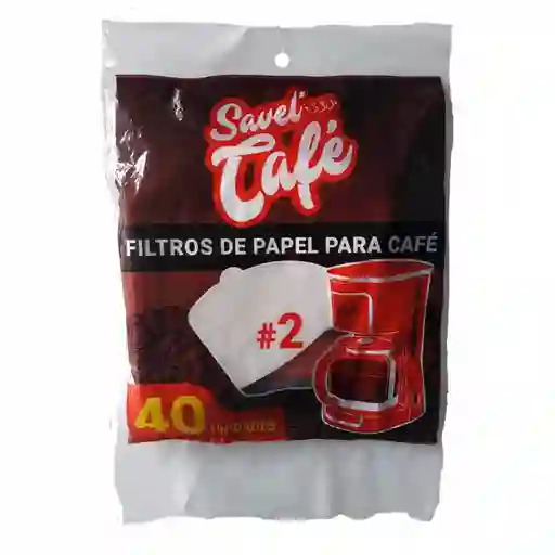Savel Café Filtros de Papel N°2