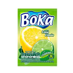 Boka Refresco en Polvo Sabor a Lima Limón