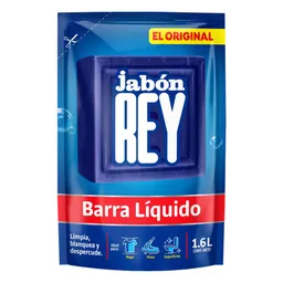 Rey Jabón Barra Liquido Original Limpia Blanquea Despercude