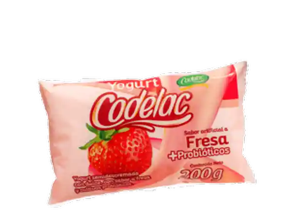 Codelac Yogurt Alimento Lacteo Fresa