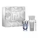 Paco Rabanne Set Perfume Hombre Invictus + After Shower + Mini