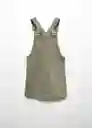 Vestido Pichi Vera Khaki Talla 11 Niñas Mango