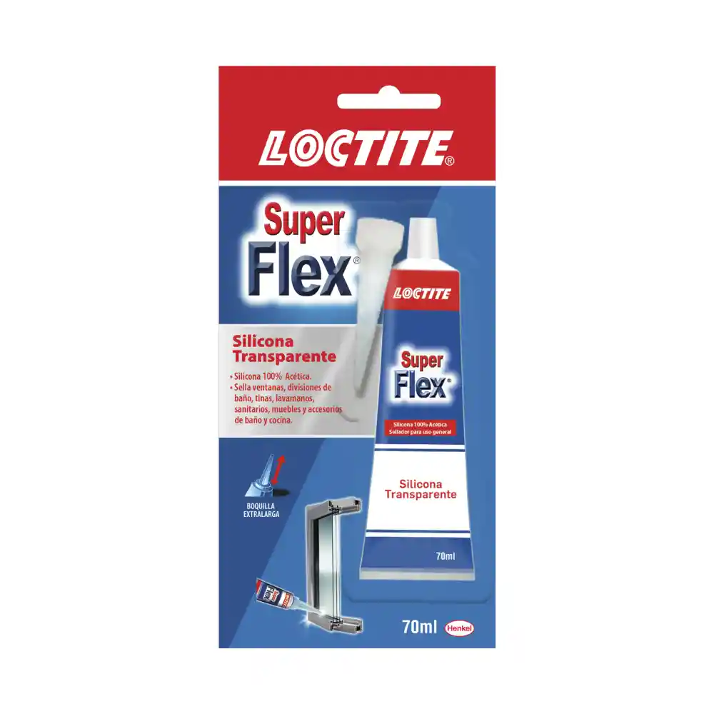 Loctite Silicona Transparente Super Flex