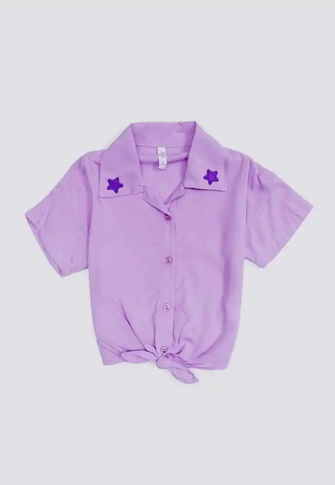 Blusa M/c 9/12meses-lila