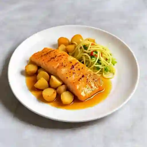 Salmon Al Ajillo