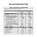 Granola Carolina Tradicional (70 Gr)