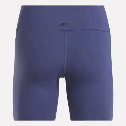 Reebok Pantaloneta Entrenamiento Lux High Rise Mujer Azul T L
