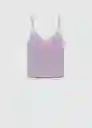 Top Kling Malva Talla M Mujer Mango
