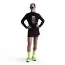 Nike Pantaloneta Swift 2N1 Para Correr de Mujer Negro Talla S