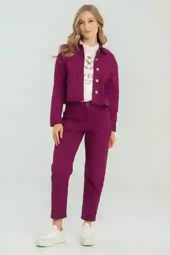 Pantalón Concord Color Rojo Vino Talla 8 Ragged