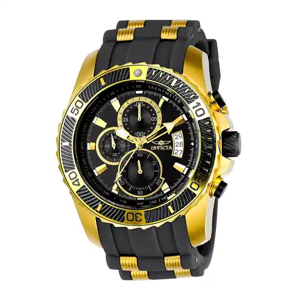 Invicta Reloj Hombre Oro Negro Inv22430