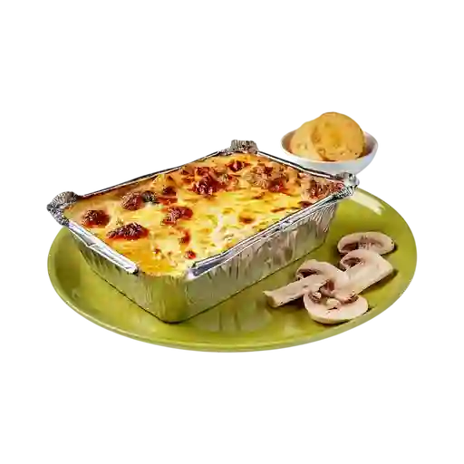 Lasaña Pollo y Champiñones