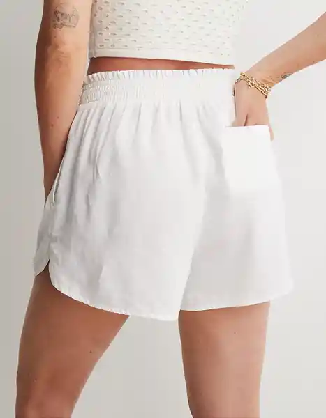 Pantalón Aerie Blanco Talla Large American Eagle 07068259