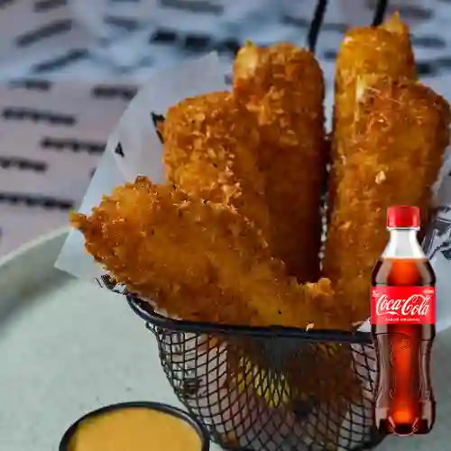 Combo Mozzarella Fingers + Coca Cola Original 400 ml
