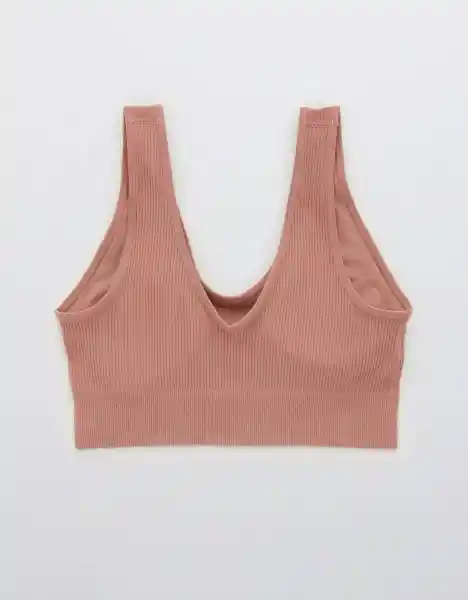 American Eagle Bralette Sin Costuras Cereza Talla L