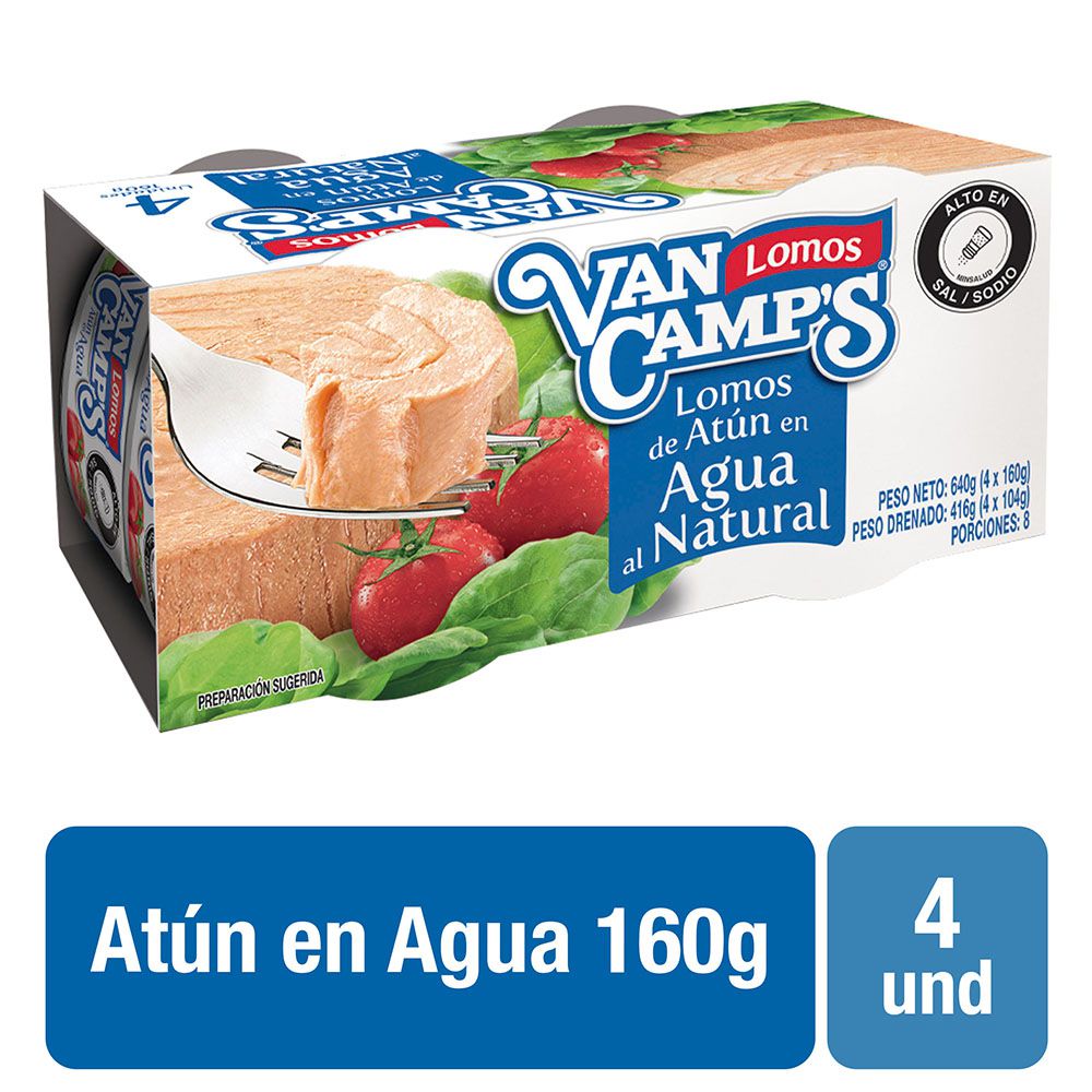 Atún Lomitos Agua 160 g