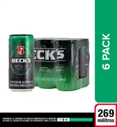   Becks  Pack Cerveza 269 Ml 