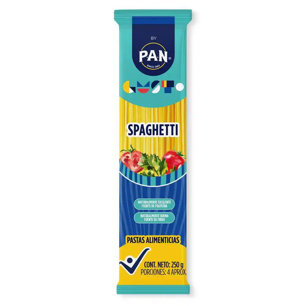 Pastas Pan Alimenticias Spaghetti (250 Gr)