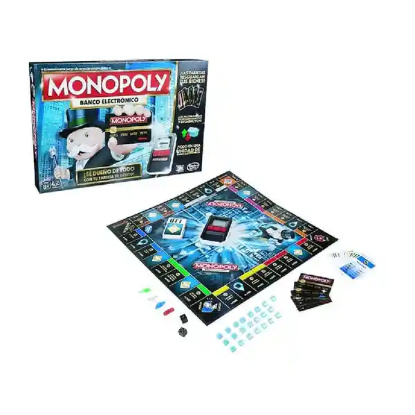 Hasbro Juego De Mesa Monopolio Banco Electronico