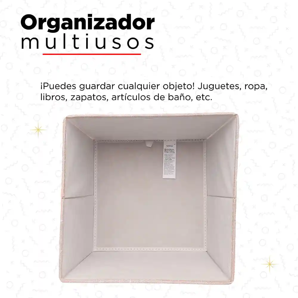 Miniso Caja de Almacenamiento Solid Color Series