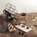 Ambiente Gourmet Soporte Para 6 Botellas de Vino Hexagonal